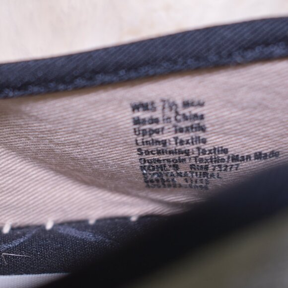 Simply Vera Wang Espadrilles Flats Beige Black Embellished Slip-On Size 7.5 - Picture 5 of 12